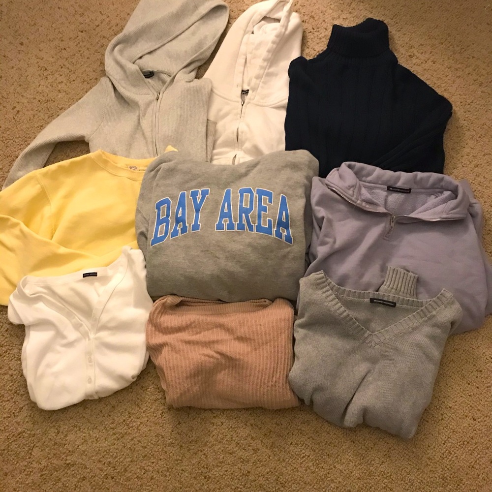Brandy Melville Sweatshirt Crewneck Sweater Bundle